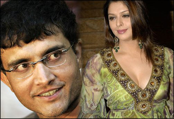 Nagma and Sourav Ganguly